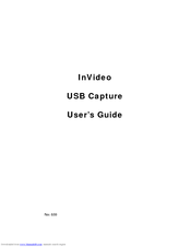 Focus InVideo USB User Manual