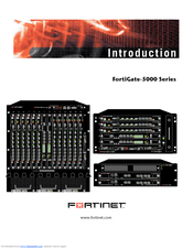 Fortinet FortiGate FortiGate-5005FA2 Introductions Manual