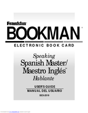 Franklin BOOKMAN BES-2019 User Manual