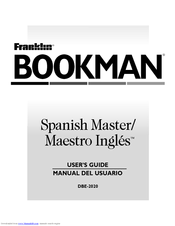 Franklin BOOKMAN DBE-2020 User Manual