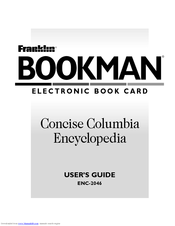 Franklin BOOKMAN ENC-2046 User Manual