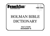 Franklin BookMan III HBD-1450 User Manual