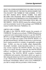Franklin IC-110 User Manual