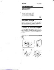 Sony TCM-36 Operating Instructions Manual