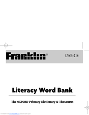 Franklin LWB-216 User Manual