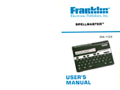 Franklin Spellmaster SA-103 User Manual