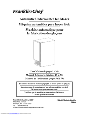 Franklin Chef FIM35 User Manual