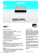Freecom Mobile Drive Specifications