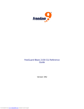 Freedom9 freeGuard Blaze 2100 Cli Reference Manual