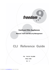 Freedom9 freeGuard Slim 100 Cli Reference Manual