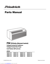 Friedrich PDE12K**B-A Parts Manual