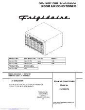 Frigidaire FAC052K7A1 Supplementary Manual