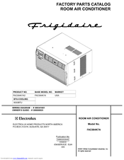Frigidaire FAC084K7A2 Factory Parts Catalog