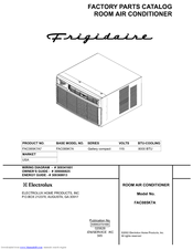 Frigidaire FAC085K7A7 Factory Parts Catalog