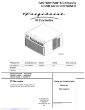 Frigidaire FAC104M1A1 Factory Parts Catalog