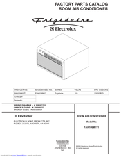 Frigidaire FAH106M1T1 Factory Parts Catalog