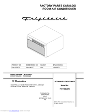 Frigidaire FAH10EJ2T2 Factory Parts Catalog