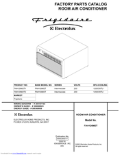 Frigidaire FAH126M2T2 Factory Parts Catalog