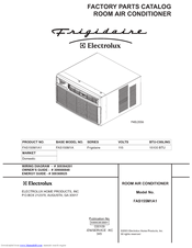 Frigidaire FAS155M1A1 Factory Parts Catalog