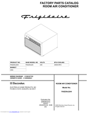 Frigidaire FAS254J2A Factory Parts Catalog
