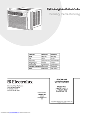 Frigidaire FAS255P2A1 Factory Parts Catalog