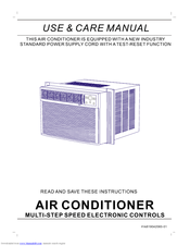 Frigidaire FAS255P2A - Heavy Duty Room Air Conditioner Use & Care Manual