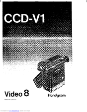 Sony Handycam CCD-V1 Operating Instructions Manual