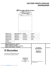 Frigidaire FDB2310LC Factory Parts Catalog