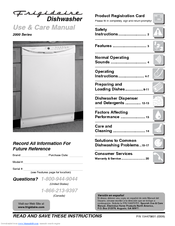Frigidaire 900 Series Use And Care Manual