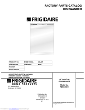 Frigidaire FDB345CH Factory Parts Catalog