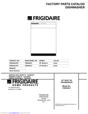 Frigidaire FDB345LFS1 Factory Parts Catalog