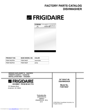 Frigidaire FDB736GFR4 Factory Parts Catalog