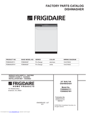 Frigidaire FDB989GFW1 Factory Parts Catalog