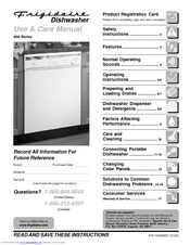 Frigidaire GLDB653AS0 Use And Care Manual