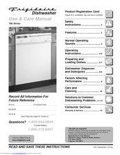 Frigidaire GLDB756AS0 Use And Care Manual