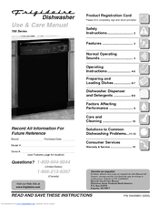 Frigidaire GLDB756AS1 Use And Care Manual