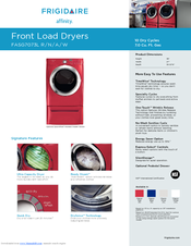 Frigidaire Affinity FASG7073LA Specifications