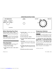 Frigidaire FEQ221CAS2 Operating Instructions