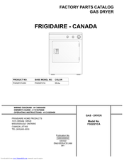 Frigidaire FGQ221CA Factory Parts Catalog