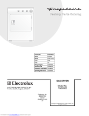 Frigidaire FGQ332E Factory Parts Catalog