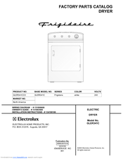 Frigidaire GLER341C Factory Parts Catalog