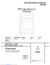 Frigidaire GLGR341A Factory Parts Catalog