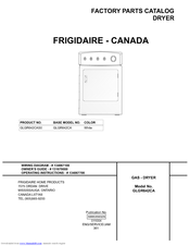 Frigidaire GLGR642CA Factory Parts Catalog