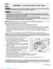Frigidaire AFFU2068DW1 Installation Manual