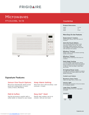 Frigidaire FFCE2238L W Specification Sheet