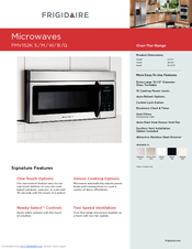 Frigidaire FMV152KM - 1.5 cu. Ft. Microwave Specifications