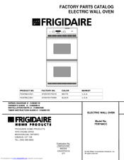 Frigidaire FEB798CC Factory Parts Catalog