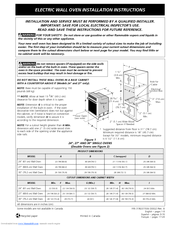 Frigidaire FEB798WCCI Installation Instructions Manual