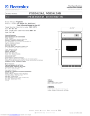 Frigidaire FGB24L2AB Specifications
