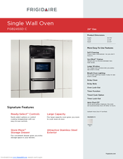 Frigidaire FGB24S5D C Specifications